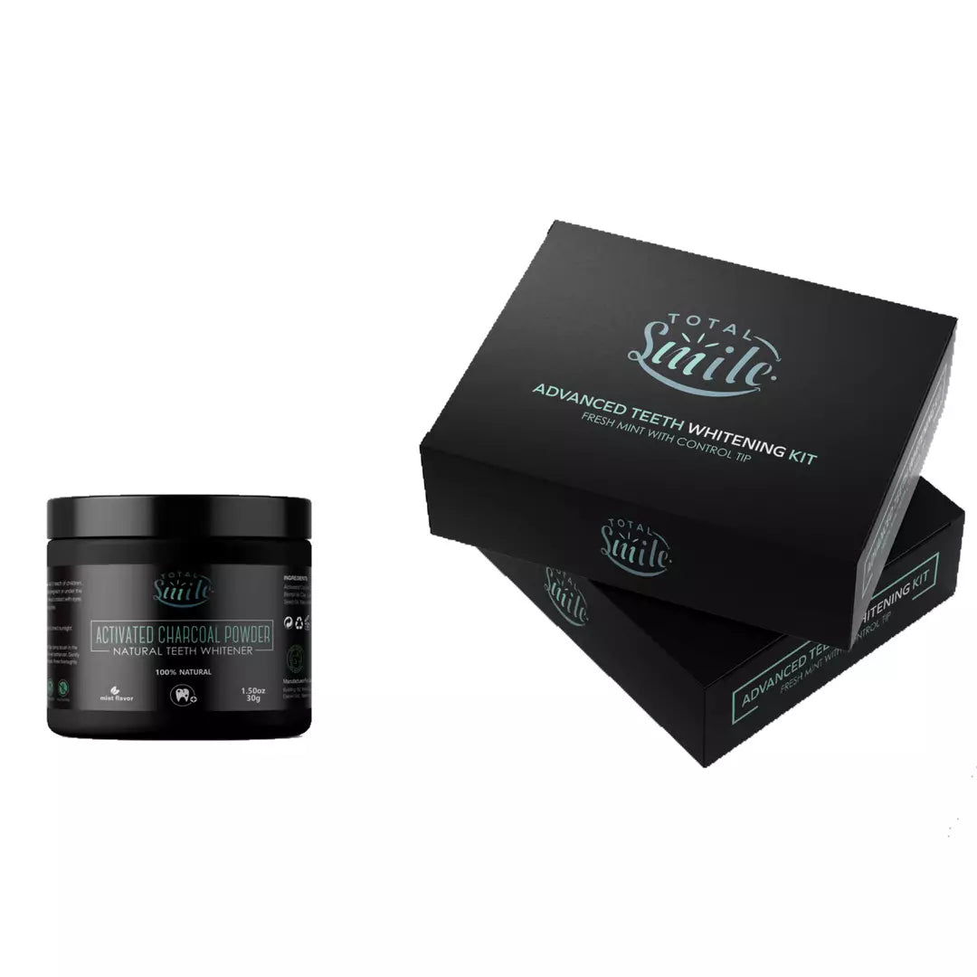 Teeth Whitening Kit Plus Activated Charcoal 