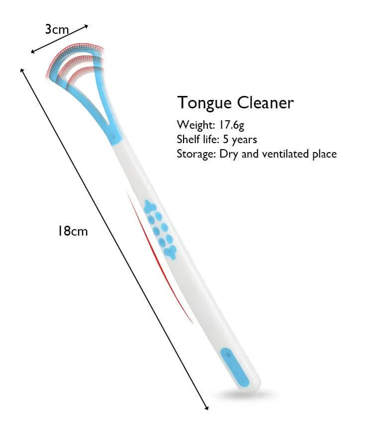 Tongue Cleaner - Soft Food Grade Material
