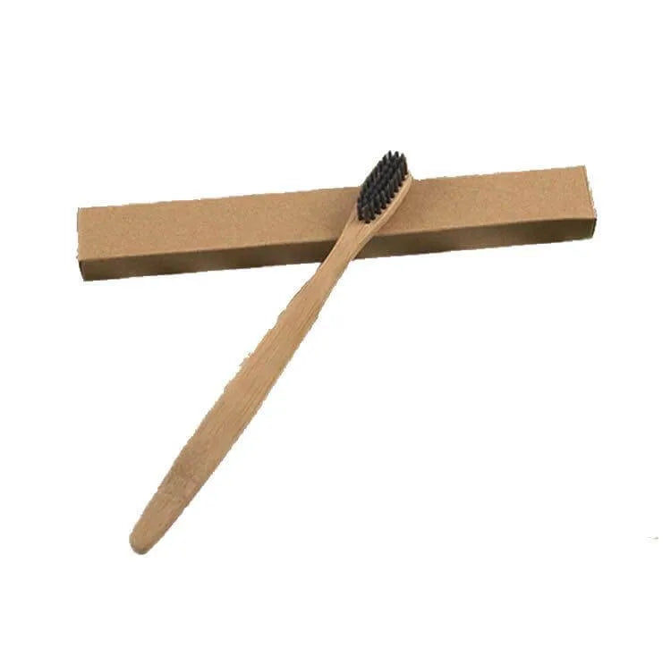 Bamboo Toothbrush with Charcoal Bristle